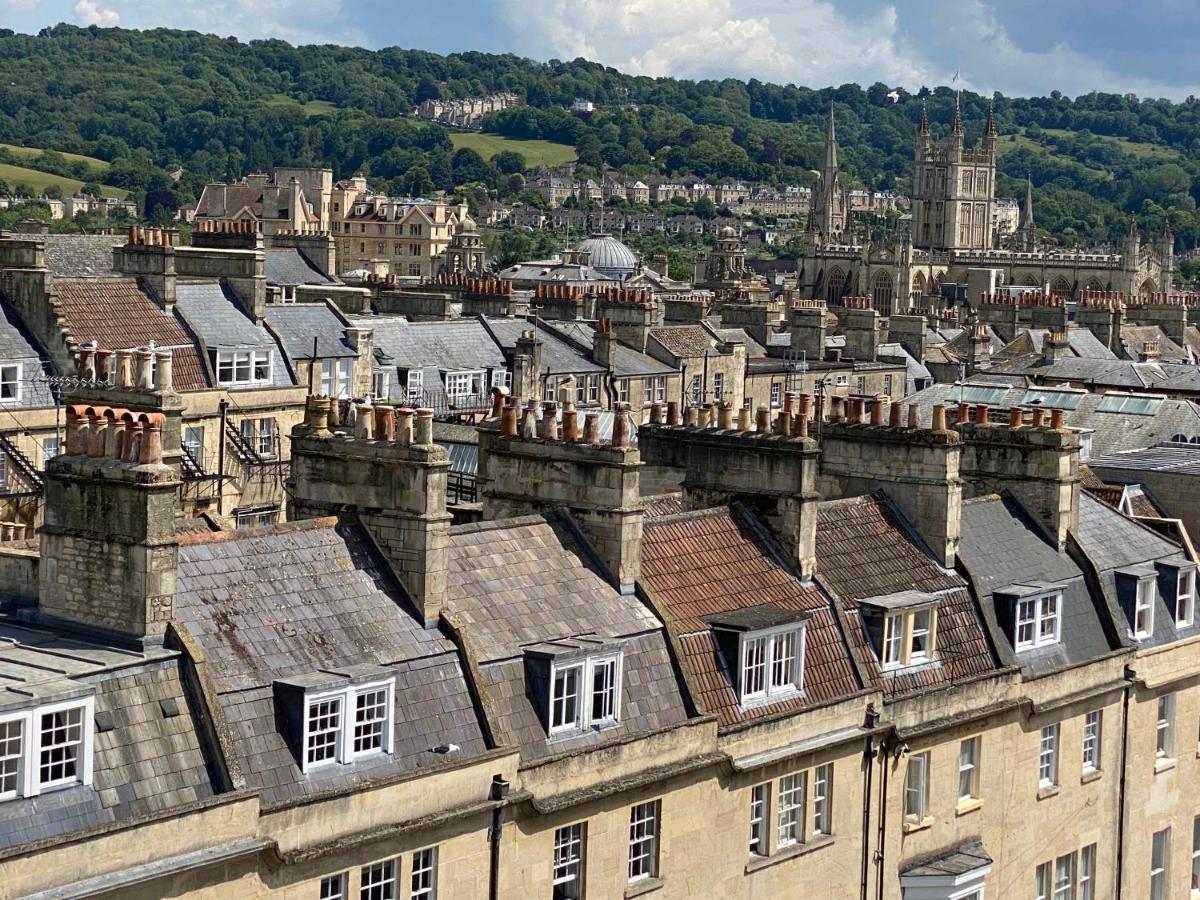 Bath Roof Terrace Apartment, City Centre, Sleeps Up To 8 Eksteriør billede